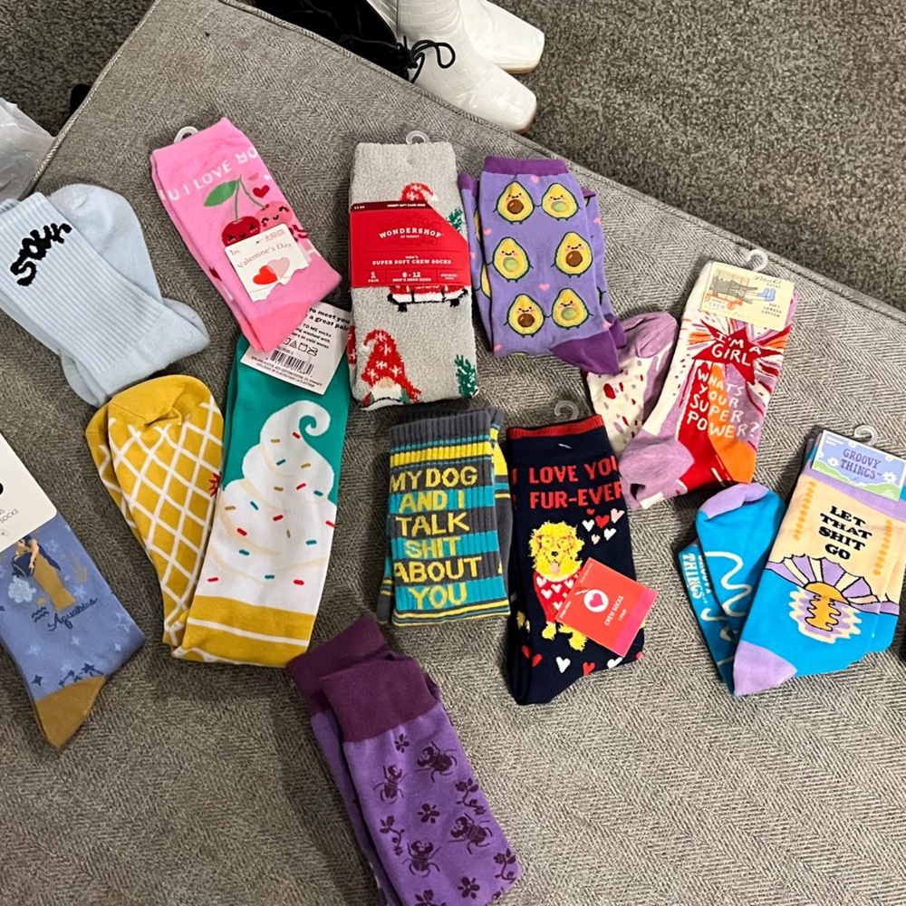 Colorful Fun Patterned Socks Collection - image 1